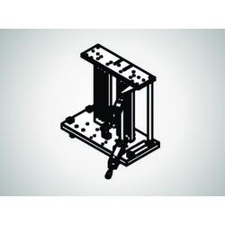 SMPR, Supporto per comparatore verticale con piastre scanalate 1P1SP H320H140