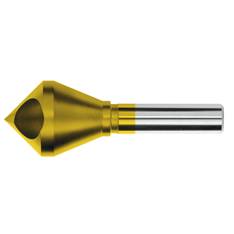 TiN-Coated High-Speed Steel Countersink, with Holes / 90° G-CSHM20