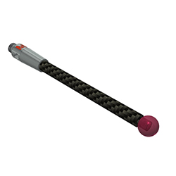 Stylus CFK M2, ruby ball