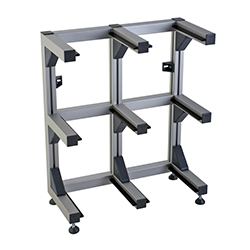 Rack for six pallets