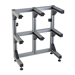 Rack for four pallets