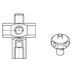 5-way stylus holder M2 rotatable