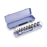 Set bussole per chiavi a percussione (con vassoio in metallo) NV3102