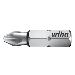 Wiha Set di inserti Standard 25 mm Phillips 3 pz in custodia, 1/4"