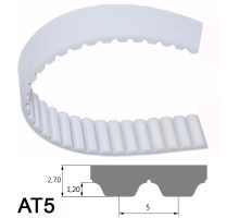 Cinghia dentata / Megalinear / aperta / AT5 / PUR / HF (altamente flessibile) / MEGADYNE  PU 25 AT5