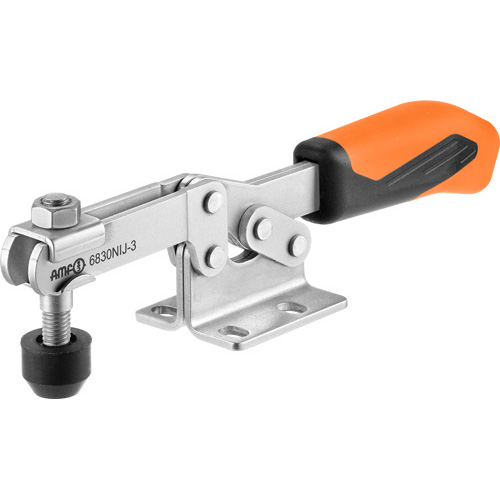 Horizontal Toggle Clamp  with Orange Handle, 6830NIJ