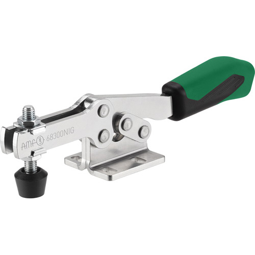 Horizontal Toggle Clamp Plus with Green Handle, 68300NIG