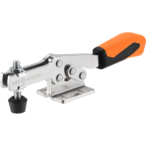 Horizontal Toggle Clamp Plus with Orange Handle, 68300NIJ