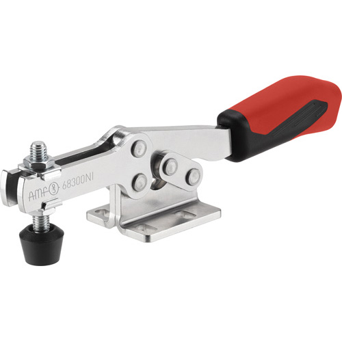 Horizontal Toggle Clamp Plus with Red Handle, 68300NI