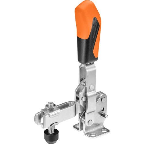 Vertical Toggle Clamp with Orange Handle, 6800NIJ