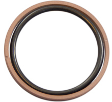 Guarnizione per pistone, PTFE-bronzo, con O-ring NBR, OMK-MR