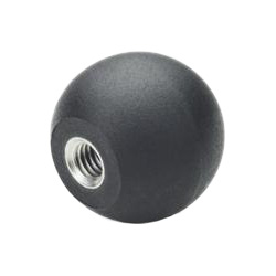 Ball knobs Plastic 319-KU-50-M12-C