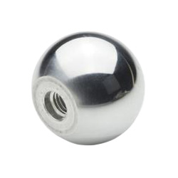Ball knobs Steel, Aluminum 319-AL-32-B12-K
