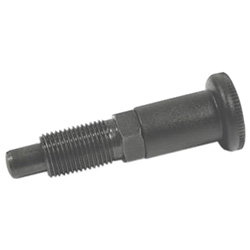 Indexing plungers, Steel / long Plastic-knob