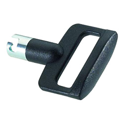 Key for locking plungers