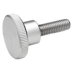 Knurled screws, Stainless Steel 464-M3-6-NI