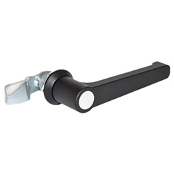 Latches, with operating elements, locating ring black 115-LG-6-SW