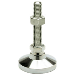 Leveling feet, foot / threaded stud Stainless Steel 343.6-60-M12-63-OS