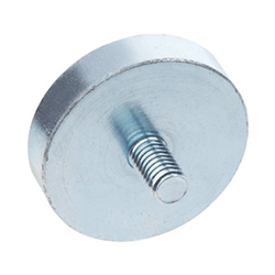 Retaining magnets with threaded stud