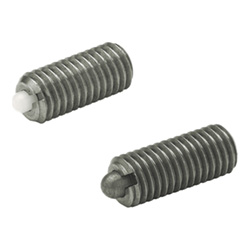 Spring plungers with bolt, Stainless Steel 616-M12-KN
