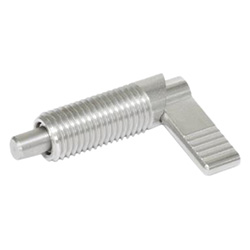 Stainless Steel-Cam action indexing plungers, without locking function 721.5-8-M16X1,5-LA