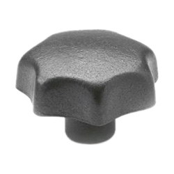 Star knobs, Cast iron / Aluminum, without bore 6336-GG-63-A