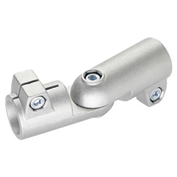 Swivel clamp connector joints, Aluminium 286-B42-B42-T-2-SW