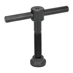 Tommy screws, with fixed bar 6304-M8-60-E
