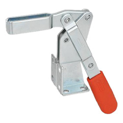 Vertical acting toggle clamps with dual flanged mounting base 812-200-CV