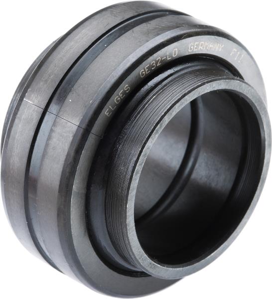 Cuscinetto liscio sferico radiale ELGES che richiede manutenzione con prolunghe cilindriche sull’anello interno, acciaio/acciaio, aperto