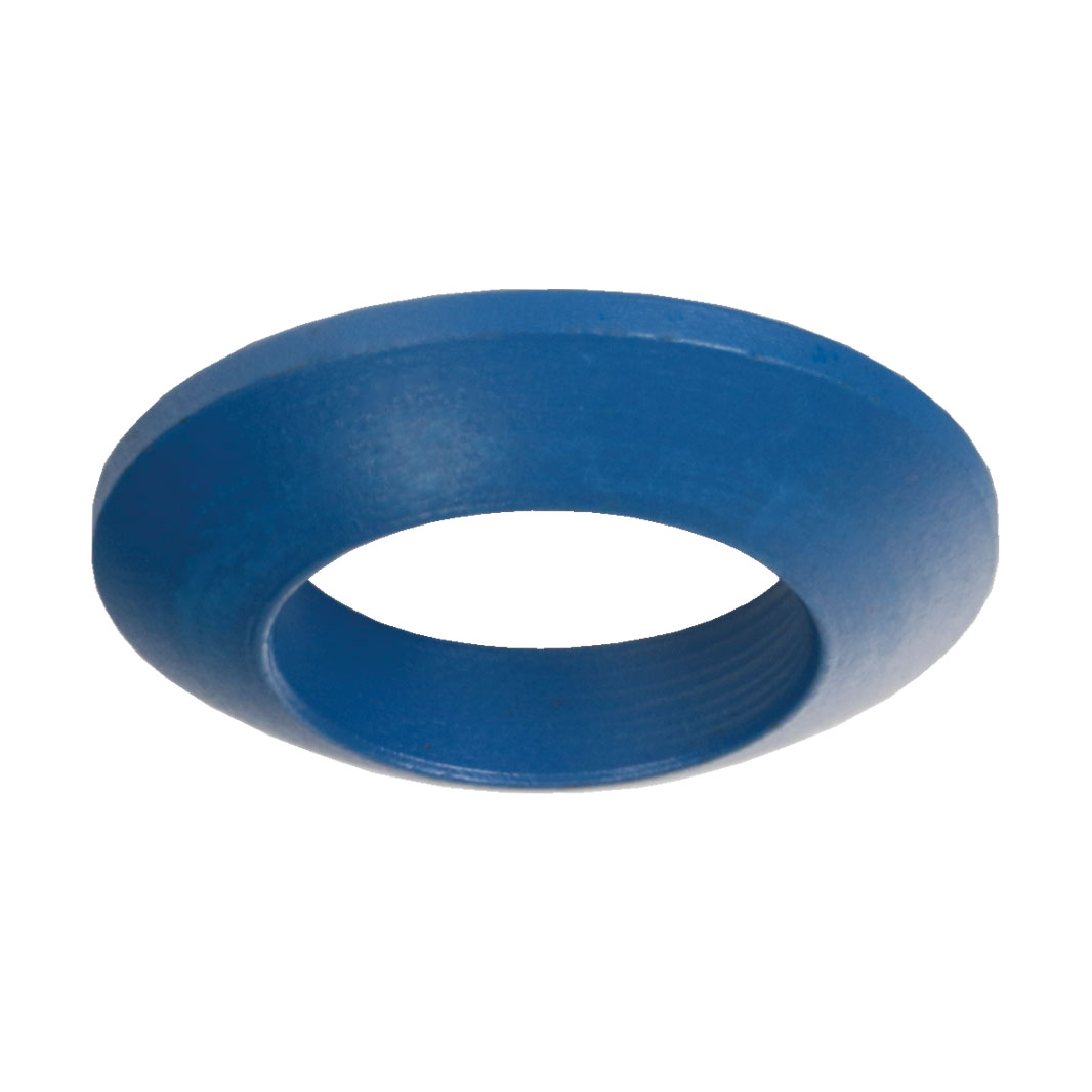 Rondelle sferiche secondo la vecchia Norma DIN 6319, Acciaio, con Rivestimento in PTFE blu, Tipo C