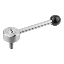 Leve di tensionamento filetto esterno piatto acciaio inox, 0° (06401)