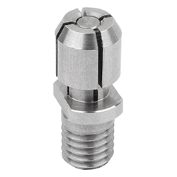 Mandrino di serraggio, forma B, acciaio inox lucido (03157-10)