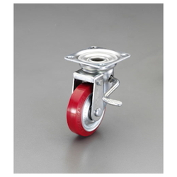Ruote per attrezzature con freno (ruote piroettanti) / diametro ruota × larghezza: 75 × 32 mm. Capacità di carico: 120 kg