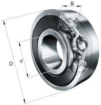 Deep groove ball bearings / single row / 2RS / FAG 0167229730000