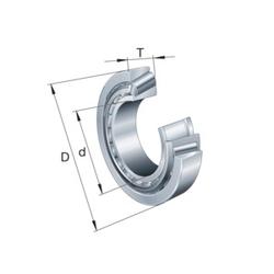 Cuscinetti a rulli conici T, dimensioni principali secondo DIN ISO 355, fila singola