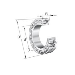 Cuscinetto orientabile a rulli 231...-BEA-XL-MB1, simmetrico a 2 nervature esterne con rondella