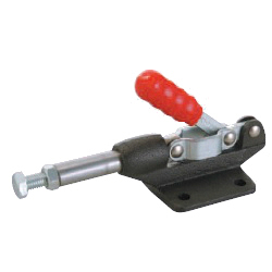 Morsetto a ginocchiera - Push / Pull - base con flangia, corsa 32 mm, braccio inclinato GH-304-CM