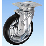 Ruota orientabile tipo JB per carichi medi (con finecorsa doppio) misura 200 mm (solo raccordo in metallo, senza rotella) JBL-200