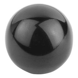 Volantini a sfera lisci DIN 319 maggiorati, forma E, con Boccola filettata (K0159)