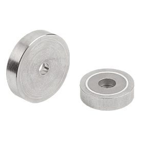 Magneti piatto basso con controforatura SmCo con alloggiamento in acciaio inossidabile (K1399)