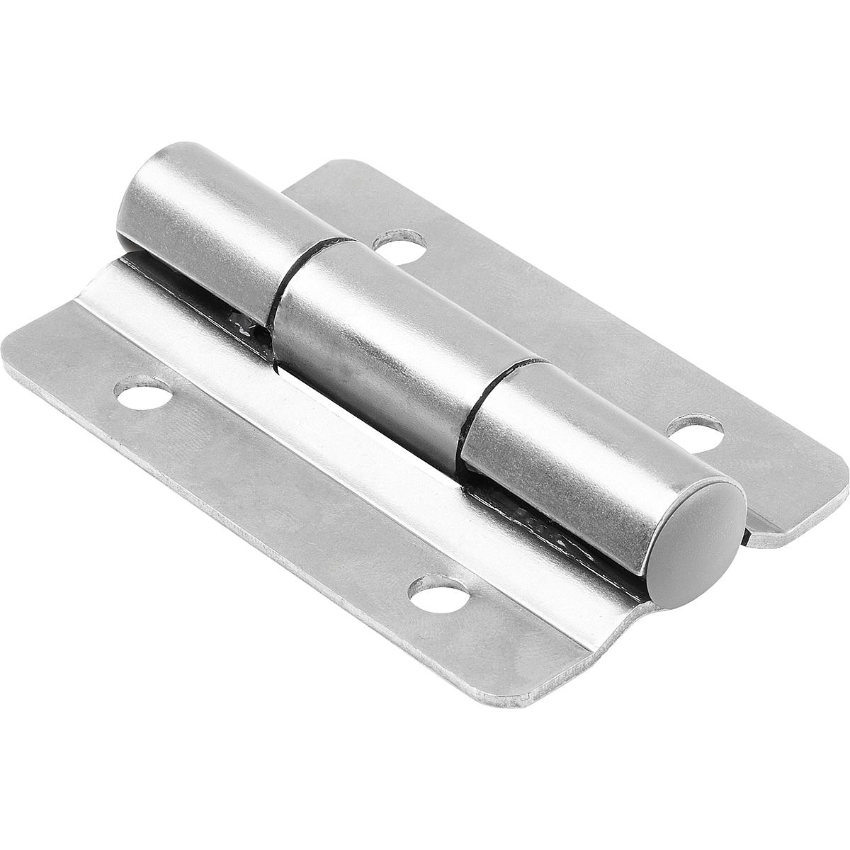 Cerniere in acciaio inox con frizione preimpostata, forma A (K1518)