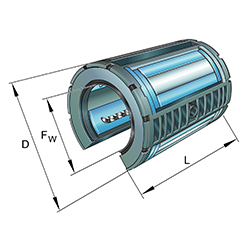 Cuscinetti a sfere lineari KSO..., serie pesante, esecuzione aperta
