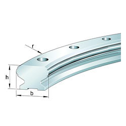 Guide curve LFSR32, profilo pieno