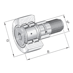 Perni folli a sfere PWKRE-2RS-ZL Series