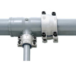 Raccordo per tubi in PVC doppio uso (per montaggio e come tubo dritto) VP50A