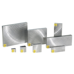 Piastre metalliche / superficie fresata e rettificata a rotazione / dimensioni selezionabili / EN 1.1206 Equiv. SC6F-160-60-34