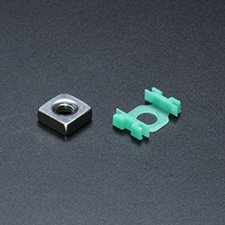 Kit di dadi quadrati (acciaio inox anti-grippaggio, confezione da 50) NHGS-08-4-P50