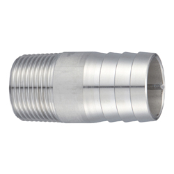 Nipplo per tubi flessibili rotondo in acciaio inox - SFHN2 SFHN2-06