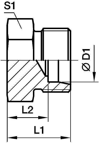 Tappo di tenuta per estremità tubi PARKER ROV ROV08ZL71